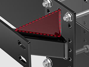 Nilight Spare Tire Carrier Trailer Spare Tire Mount Boat Trailer Carrier Bracket Utility Trailer Accessories Fits 4 & 5 & 6 Lugs Trailer Wheels on 4" 4.5'' 4.75'' 5'' and 5.5'' Bolt Patterns 150 Lbs