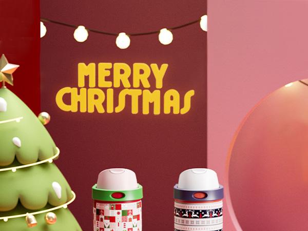 MEOKY 24/32/40oz Insulated Water Bottle, Hot Water Mug,2-in-1 Straw & Spout Lid, Leak-Proof, Non-Slip Base, BPA-Free,Perfect Gift for Travel, School, Office