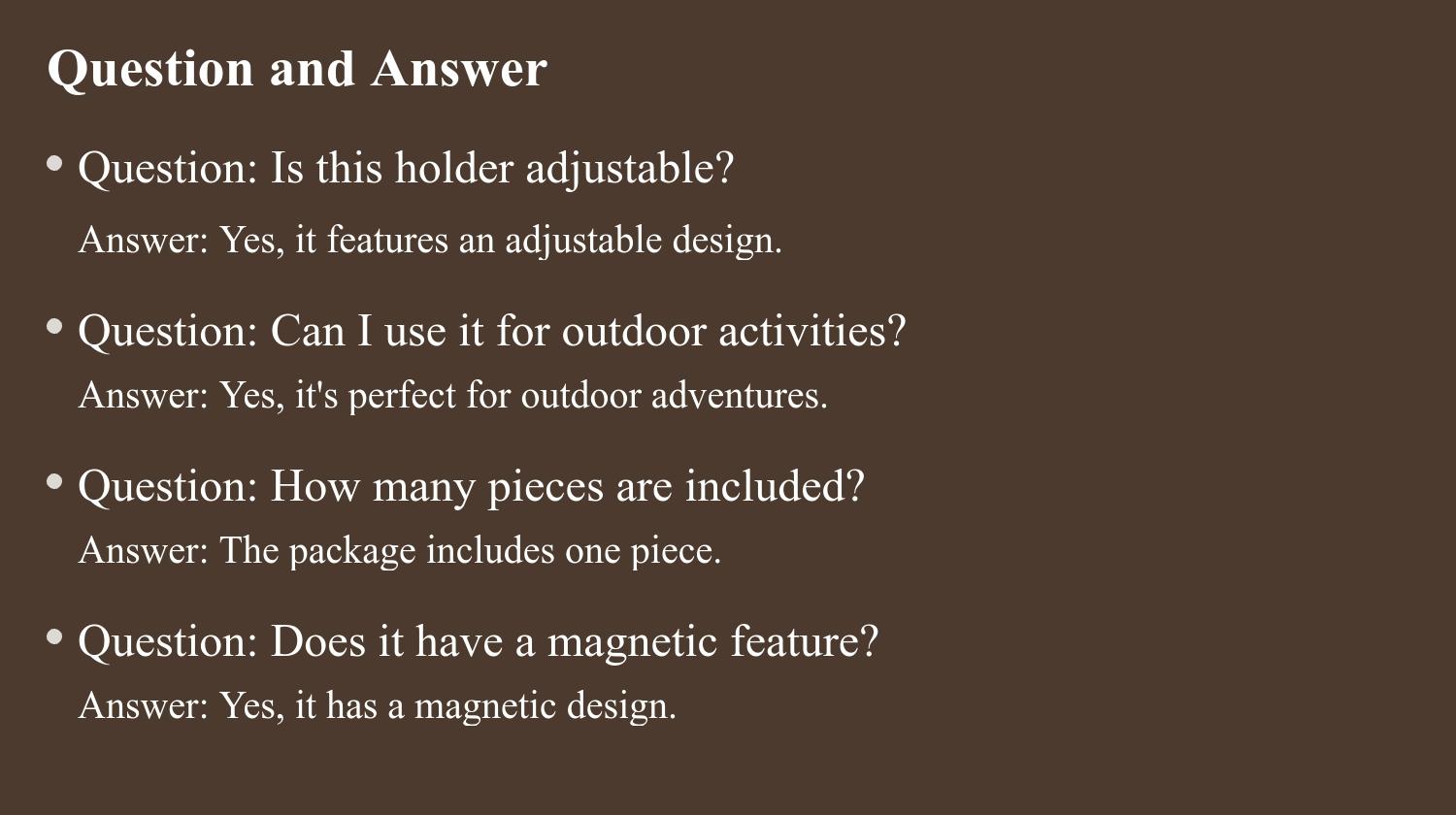 Golf Cigar Holder, Magnetic & Adjustable Design Cigar Holder, Portable Lightweight Cigar Holder for Golf, Barbecue, Fishing, Travel & Outdoor Adventure