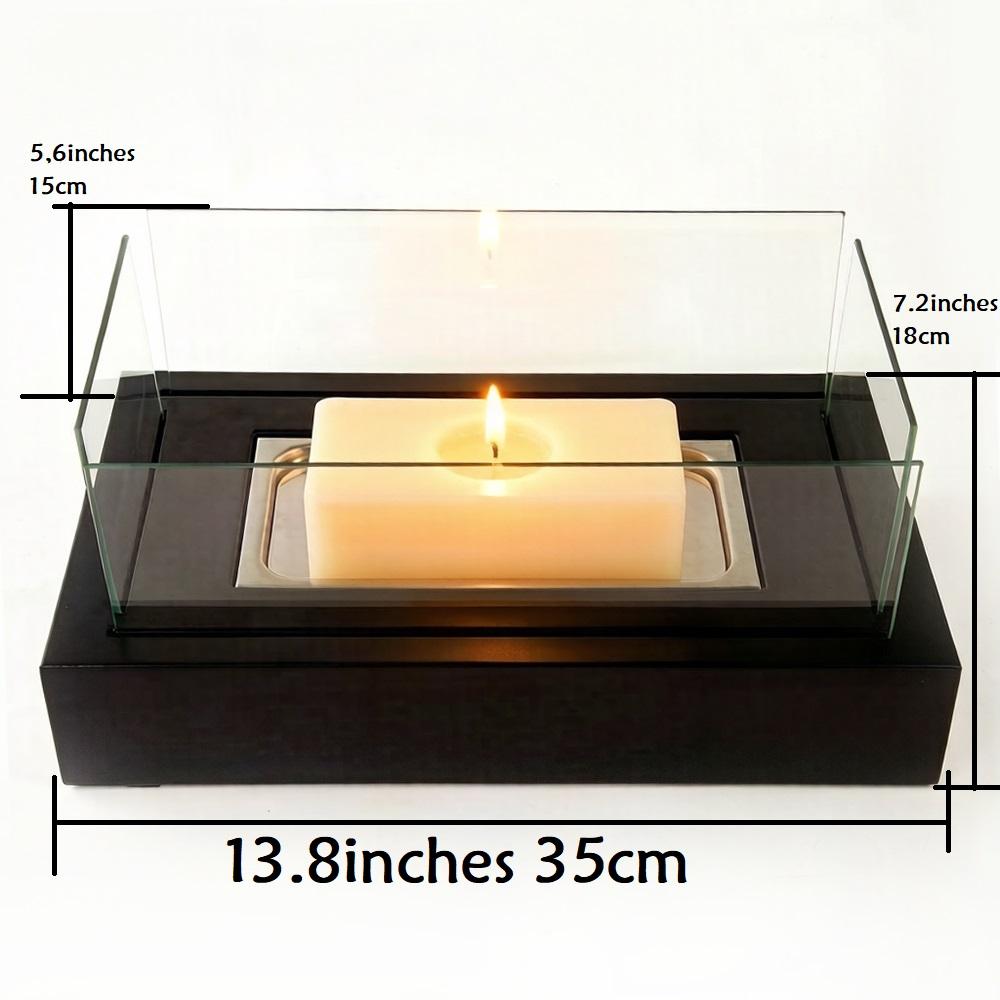 Tabletop Fire Pit with Smores Maker Kit Portable Indoor/Outdoor Mini Small Fireplace Table Top Decor Home Patio Balcony Backyard Gifts for Women Mom Her Wedding Mothers Day Housewarming Birthday Gift firepits