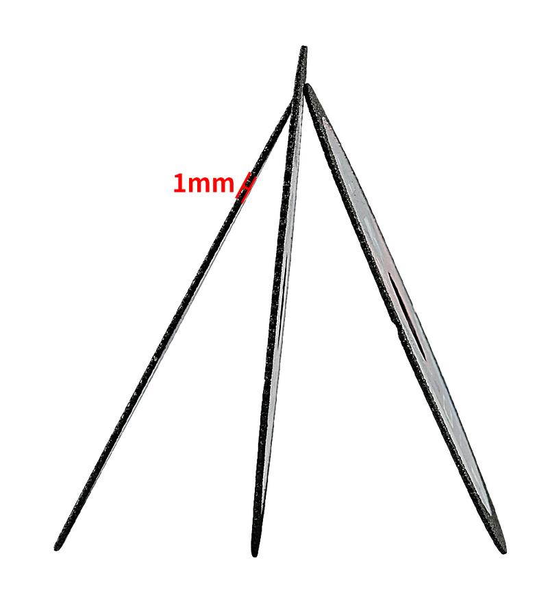 LOZLIN 3PCS 4.5" Multi-functional Diamond Tile Cutting Blades - Ultra-Thin Dry Cutting Dics for Marble, Tile, Ceramic, Metal  - Angle Grinder Saw Blades
