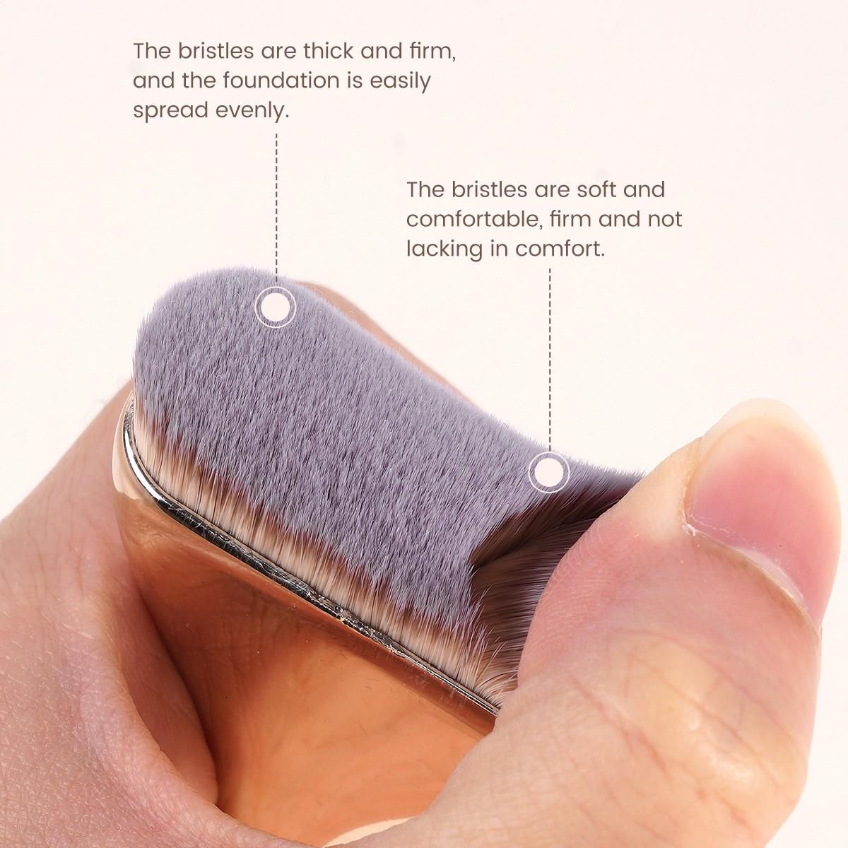 Maange 6-Piece Makeup Brush Set, Includes Foundation Brush, Concealer Brush, Blush Brush, Essential Makeup Tools, Perfect for Daily Use