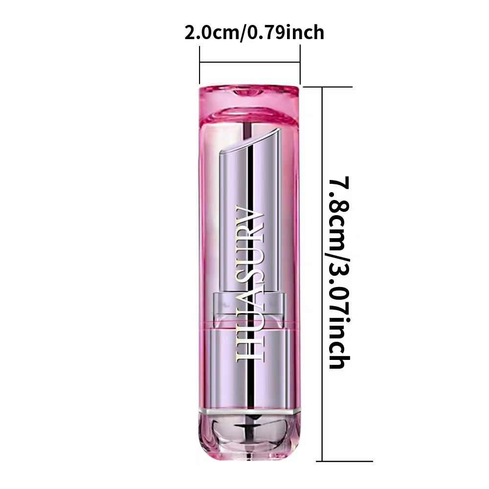 Huasurv Moisturizing Shimmer Lip Balm, Matte Finish Lipstick, Velvet Cream Texture, Smooth Application, Long-Lasting Glitter Makeup