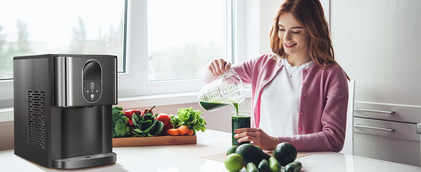 Antarctic Star Nugget Ice Maker,44 Lbs/24H,Countertop Ice Maker with Soft Chewable Ice,OneClick Operation,Make ice in 15mins,Auto-Cleaning, Self Dispensing ice Pellet ,Ice Full Indicator,Selfcleaning,For Home/Kitchen/Office/Party/Bar Antarctic Star Nugget Ice Maker,44 Lbs/24H,Countertop Ice Maker with Soft Chewable Ice,OneClick Operation,Make ice in 15mins,Auto-Cleaning, Self Dispensing ice Pellet ,Ice Full Indicator,Selfcleaning,For Home/Kitchen/Office/Party/Bar