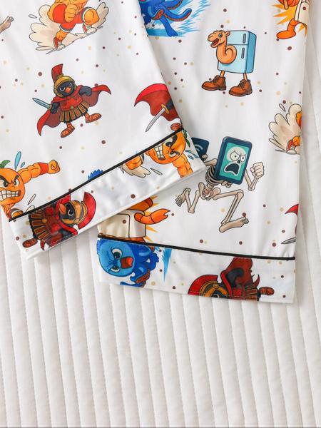 Women's Button Pajama, Casual Comfy Long Sleeve Top & Pants PJ Set, Ladies Sleepwear for All Seasons, Loungewear