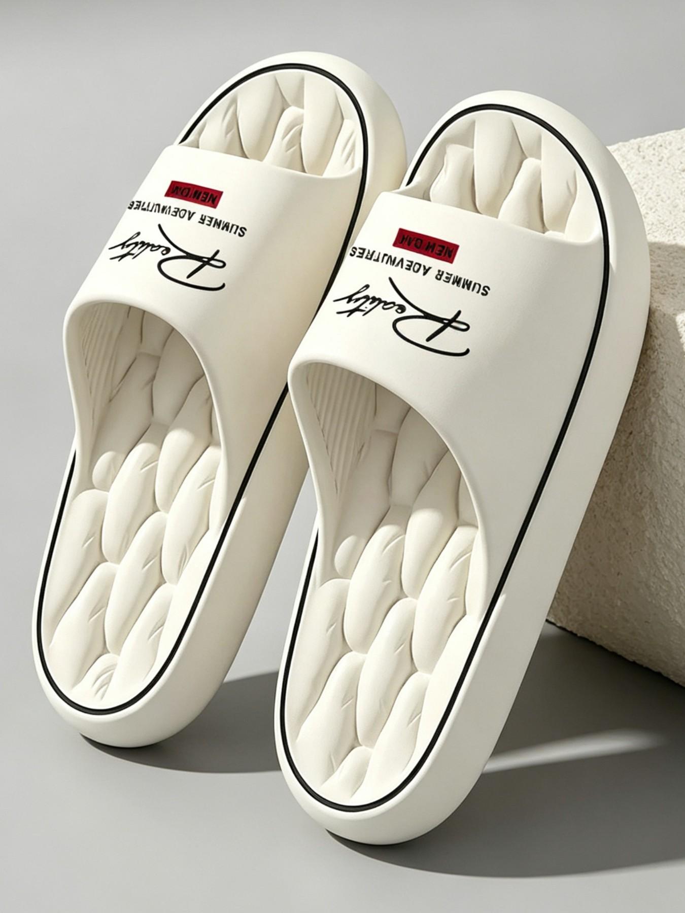 Men's Fashion Eva Material Sandals Slipper, Open Toe Design, Soft Sole, Breathable Comfort, Casual Wear, Indoor & Outdoor Use, Unisex.Runs small, wide feet please size up one size.