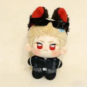 Cute Resident Evil Chibi Plush Toy Leon Chris Claire Mini Nunu Body Keychain Bag Pendant Game Merchandise Fan Collectible Gift