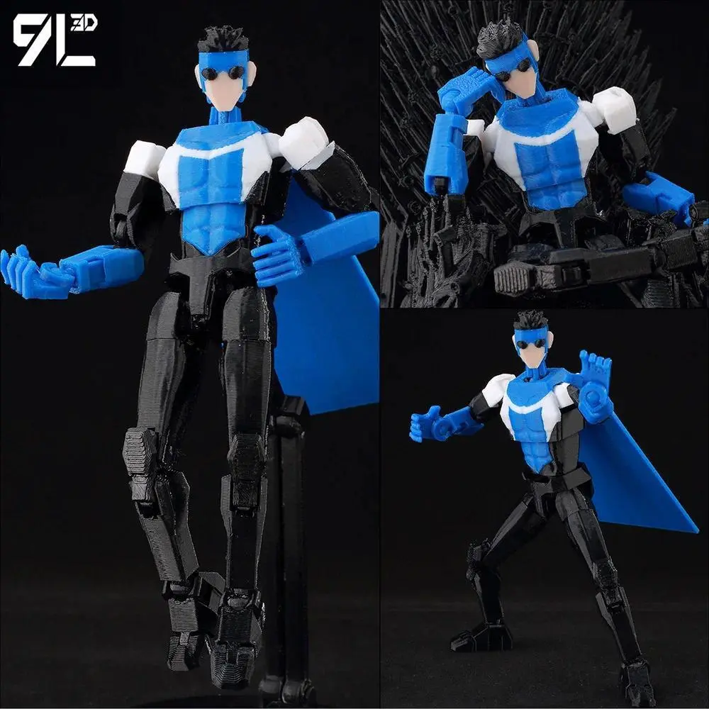 2026 Hot Item 9L 3D Printed Titan 13 Action Figure Model - American Anime Invincible Series Multi-Jointed Articulated Figurines for Collectors, Movable Anime Figurines Collectible Toy 2026 Hot selling toys