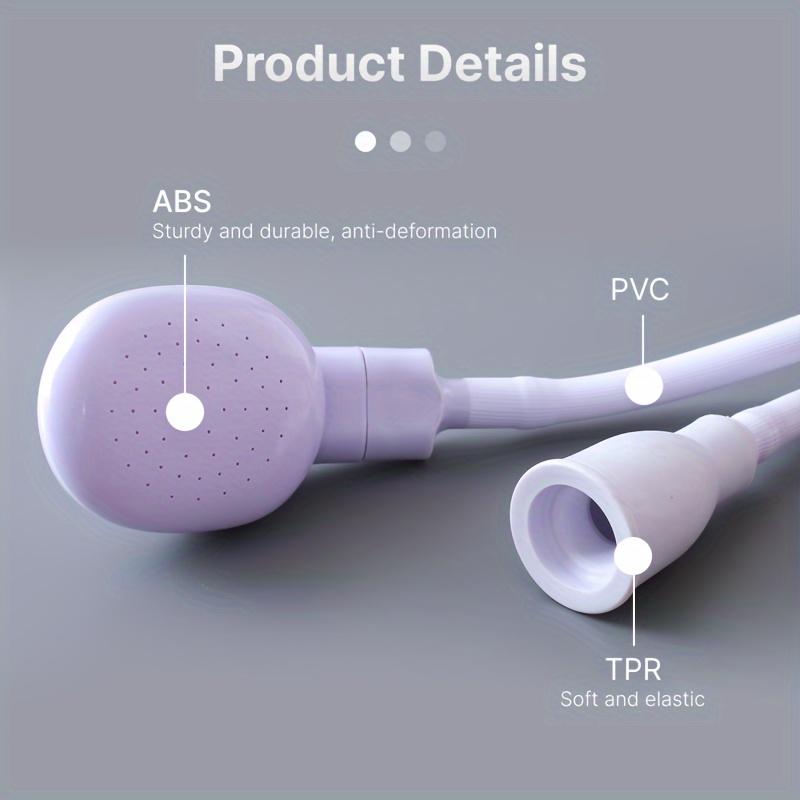 1Pc pet shower dog multi-functional quick connection nozzle animal cleaning products simple bath nozzle flower, multi-functional faucet, shower nozzle convenient and easy to install