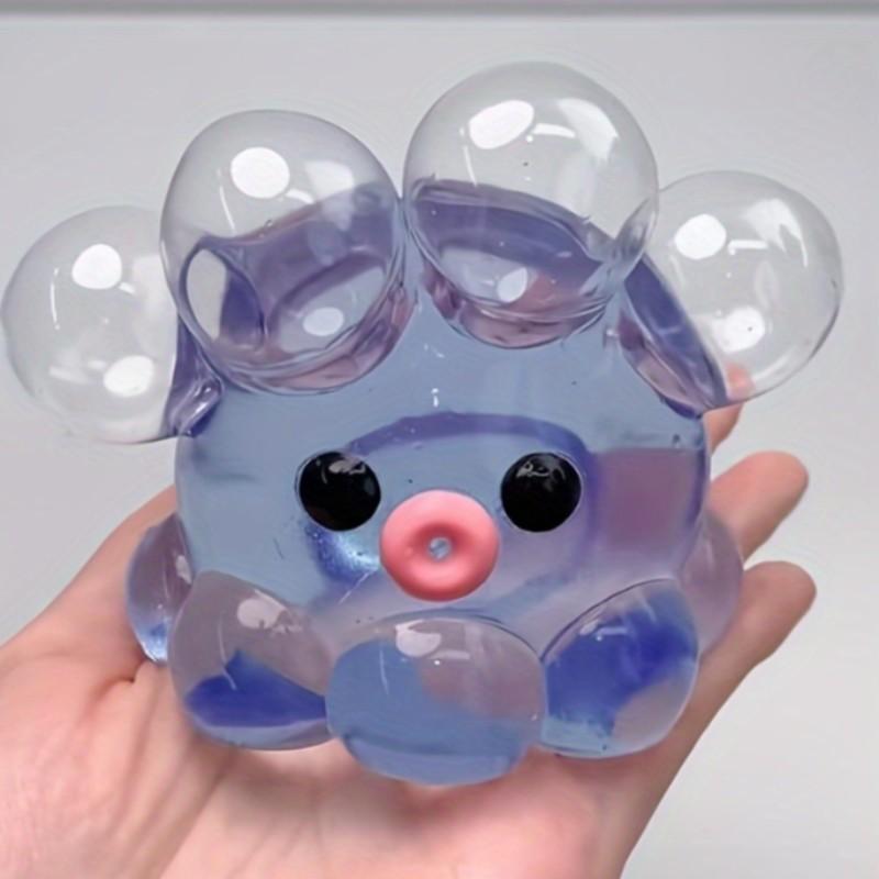Muddy Octopus Pinch Little Book Decompression Toy, Inflatable Bubble Stress Relief Fidgeting, Slow Rebound Musical Squeeze Fun, Stress Relieving Accessory