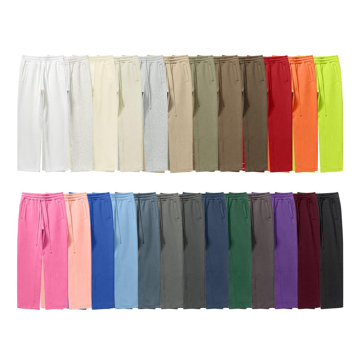 EVELLYHOOTD 600GSM Straight-Leg & Cuffed Baggy Fleece Sweatpants – Unisex Retro Streetwear for Spring Fall Winter | Soft & Cozy Fit【2025 New Drop】