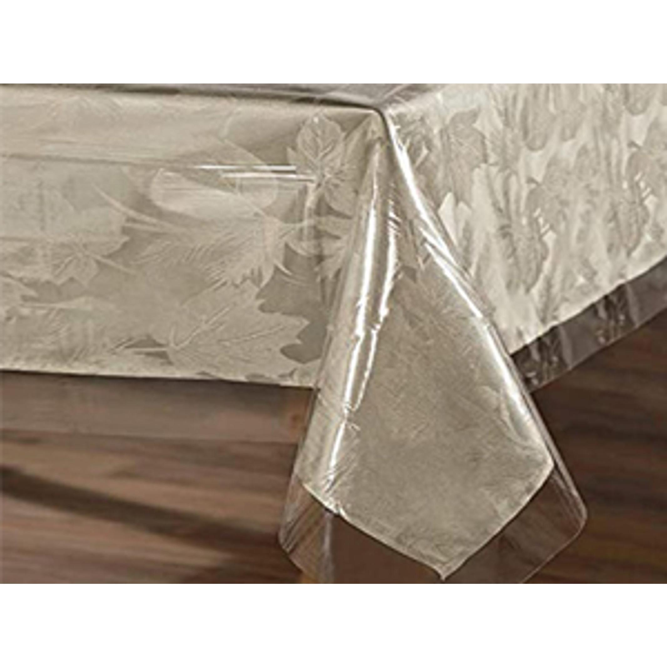 Clear Plastic 100% Waterproof Tablecloth - 54 x 78 Inch - Vinyl PVC Rectangle Table Cloth Protector Oil Spill Proof Wipe Clean Table Cover for Dining Tables, Parties & Camping, Crystal Clear Clear Plastic 100% Waterproof Tablecloth - 54 x 78 Inch - Vinyl PVC Rectangle Table Cloth Protector Oil Spill Proof Wipe Clean Table Cover for Dining Tables, Parties & Camping, Crystal Clear