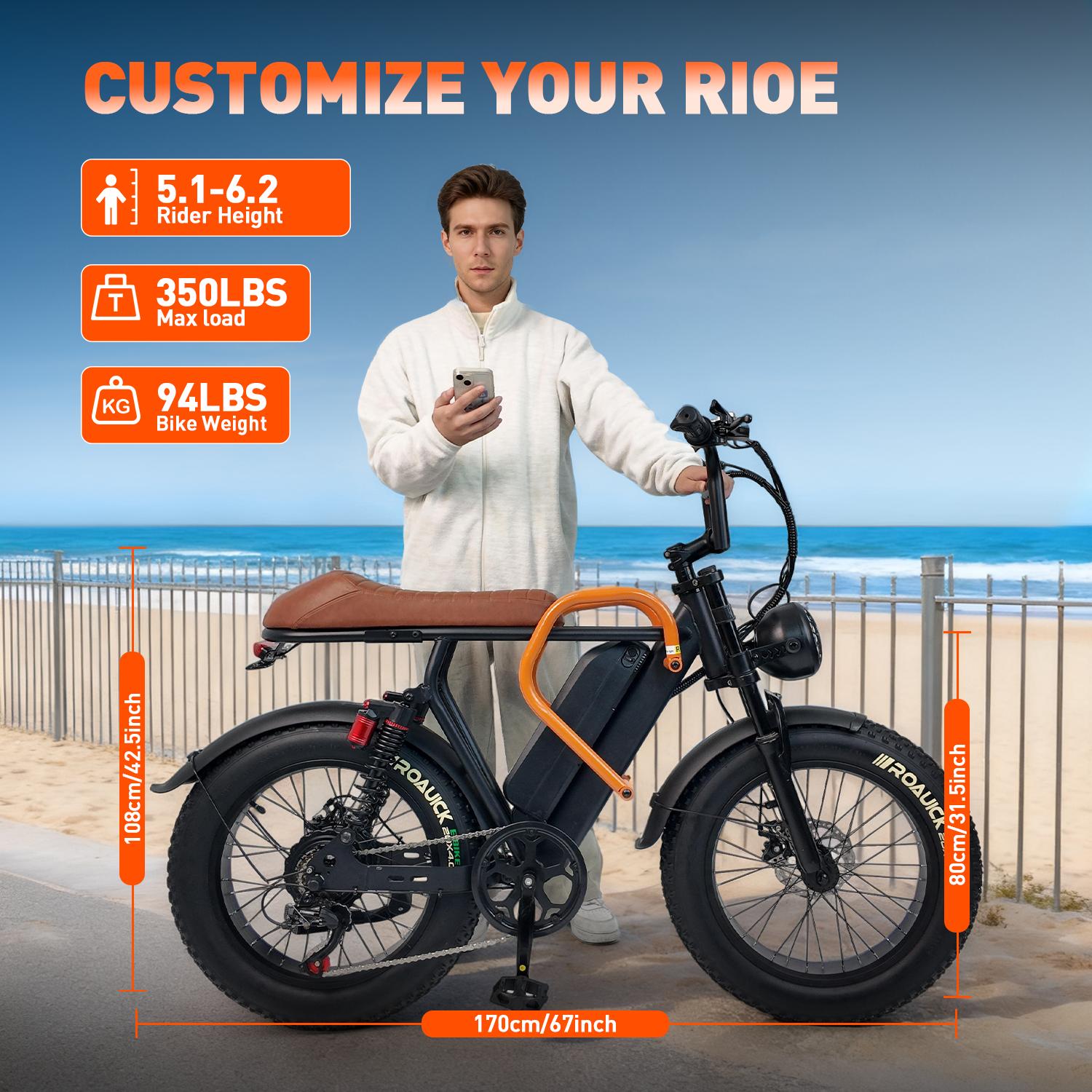 Electric Bike 1500W Max Power,28MPH Top Speed ebikes, Adults Up to 400 lbs, Off-road Ebike,48V 20Ah Removable Battery,20"x4.0" Fat Tire Motorized bicycle,e-bike