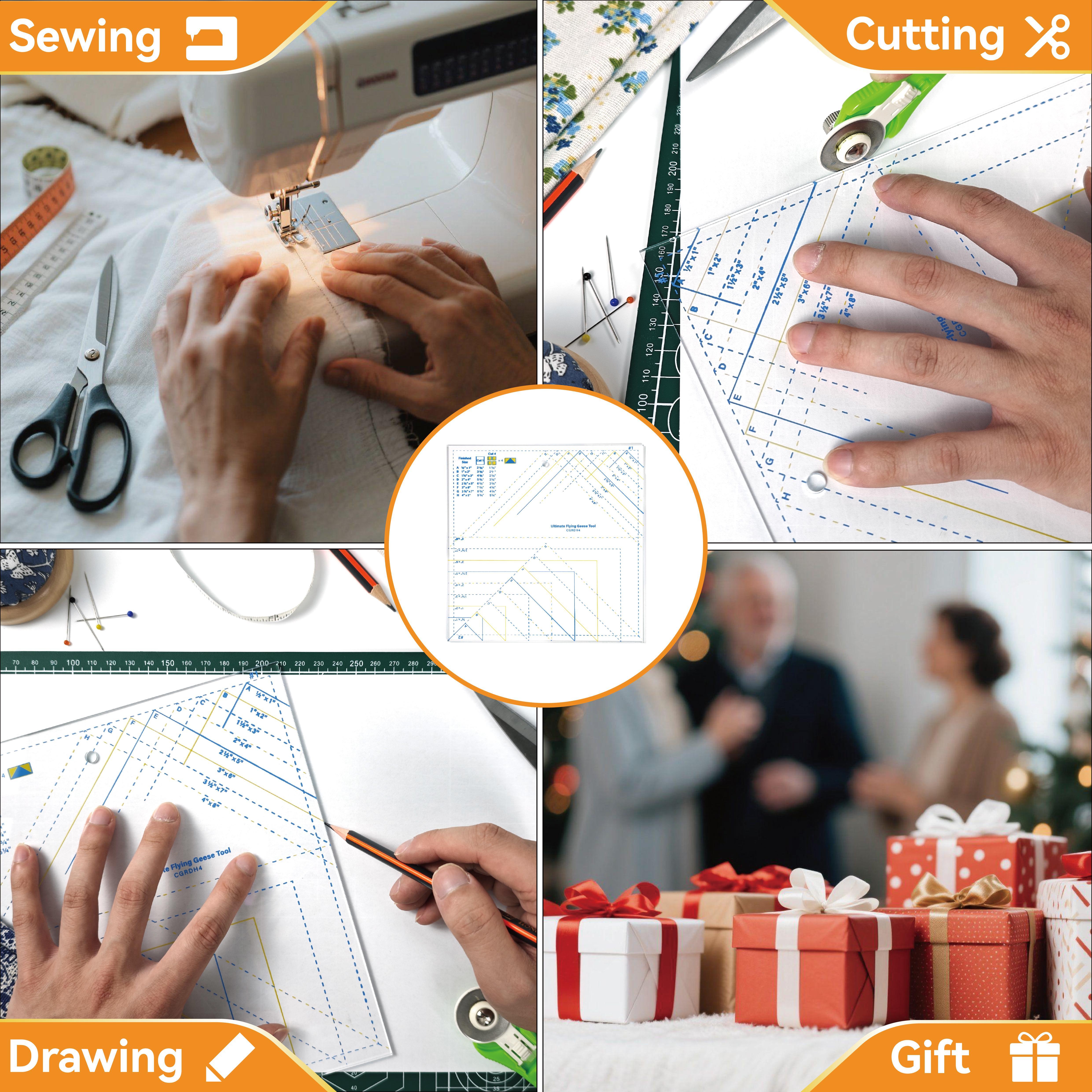 Ultimate Quilt Patchwork Tool Set, Multi-Use Instructions Included, Easy DIY Quilting Modules, Perfect for Sewing Enthusiasts