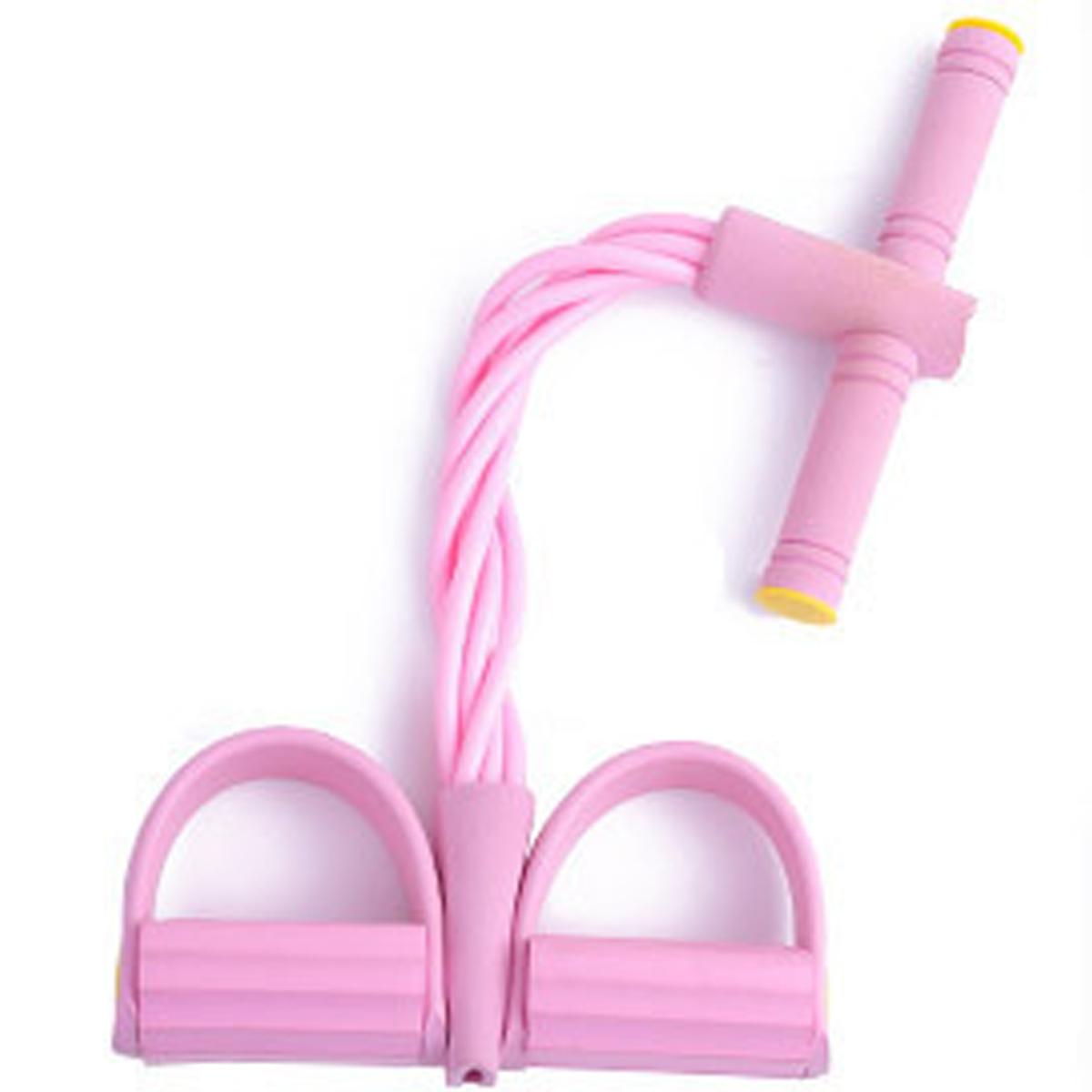 Multifunctional Tension Rope 6 Tube Designs, Gym Accessory Pedals, Ankle Pullers for Training, Leg Pulls, Yoga, Stretching