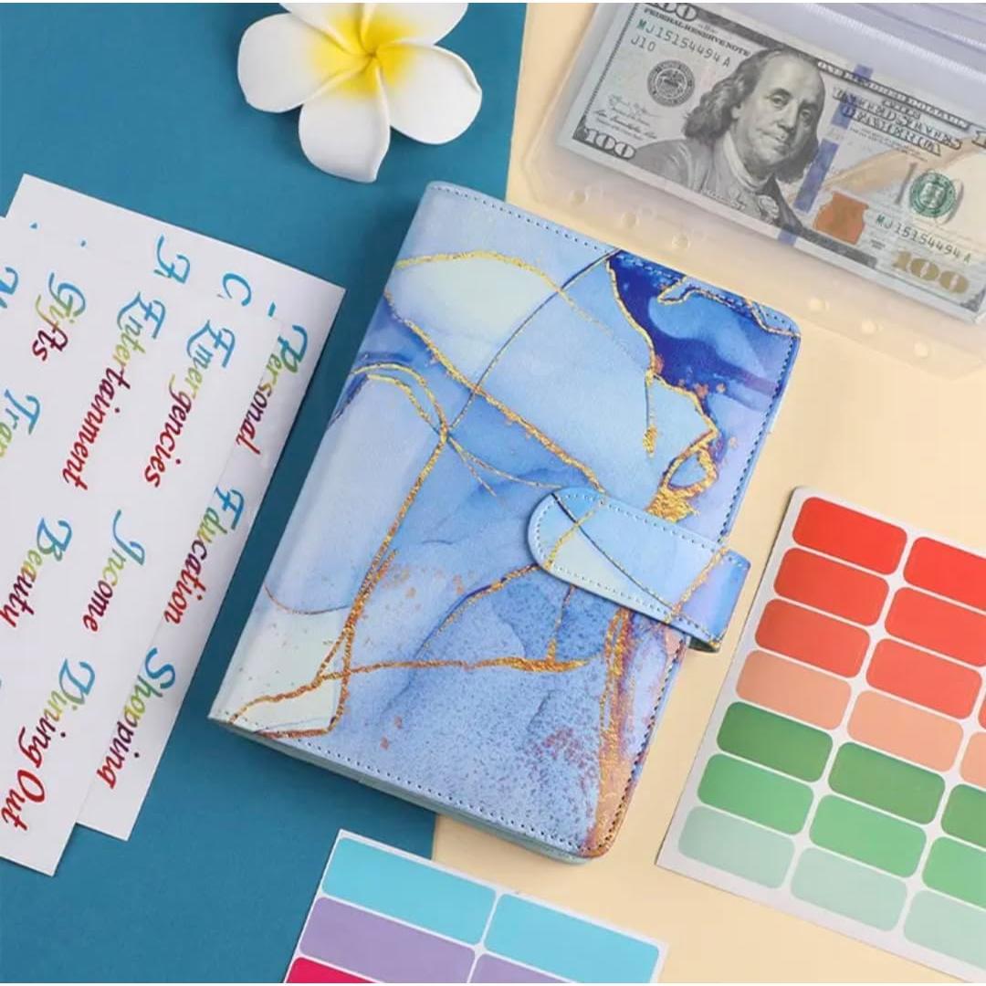 Budget Binder, Saving Binder with Envelopes and Expense Budget Sheets for Budgeting (Blue) Budget Binder, Saving Binder with Envelopes and Expense Budget Sheets for Budgeting (Blue)