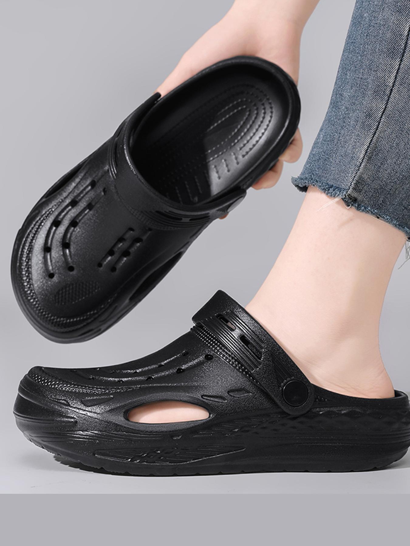 Non-Slip Hole Shoes for Kitchen & Garden, Lightweight Breathable Safety Workwear, Ideal for Outdoor Walking & Casual Use, Breathable Slippers