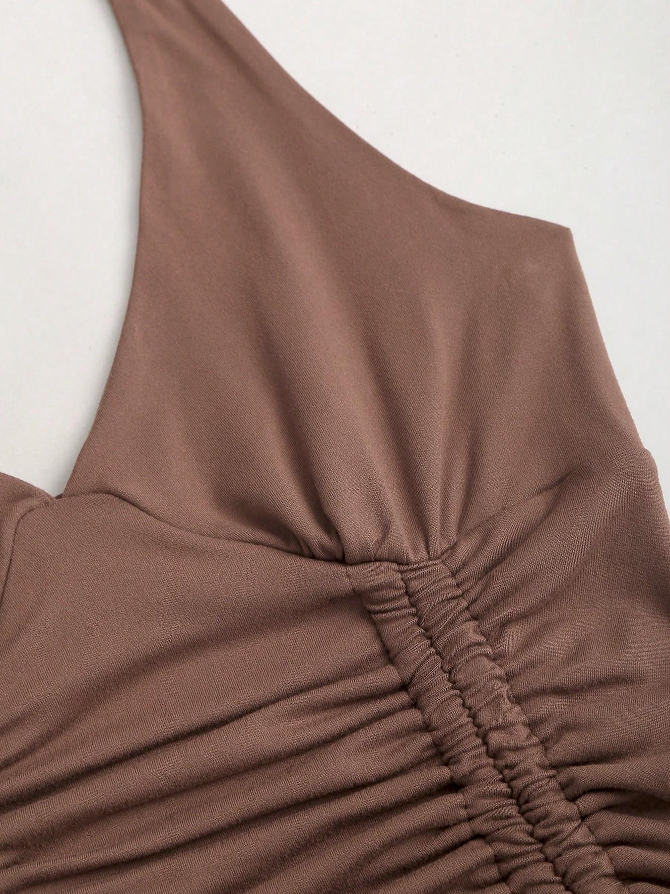 Women's Post-Apocalyptic Vintage Punk Dress, Deep V Neck, High Waist, Irregular Hem, Short Skirt, Multiple Colors Available