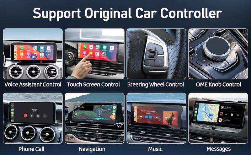 【PASLDA】Wireless Carplay Adapter for Apple iPhone iOS 10+, Converts Wired to Wireless Carplay Dongle, Plug & Play Carplay for Cars from 2026