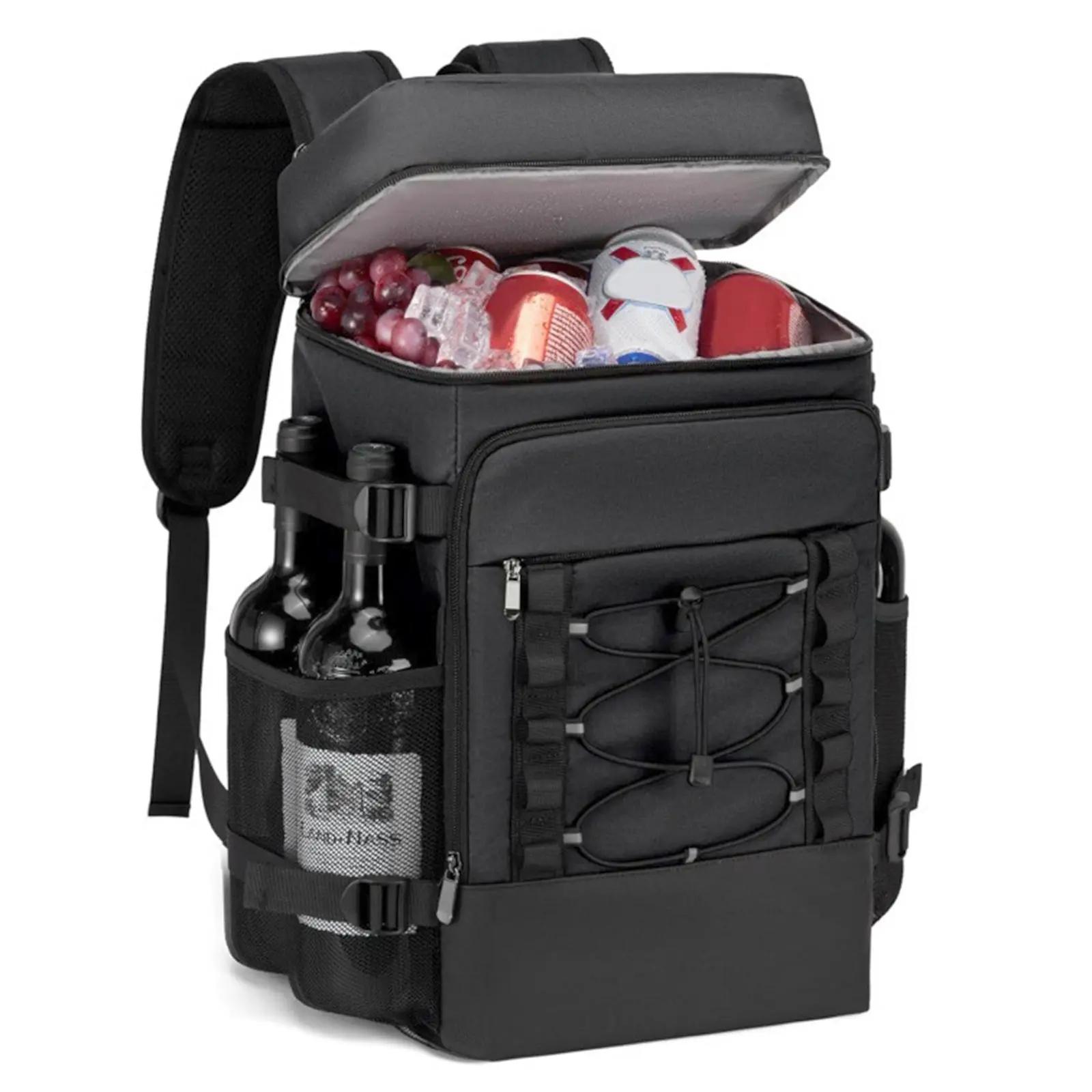 Extra Large 40-Can Insulated Cooler Backpack, Waterproof Oxford Fabric Leakproof Bag for Men, Ideal for Camping, Outdoor Events & Picnic Accessories