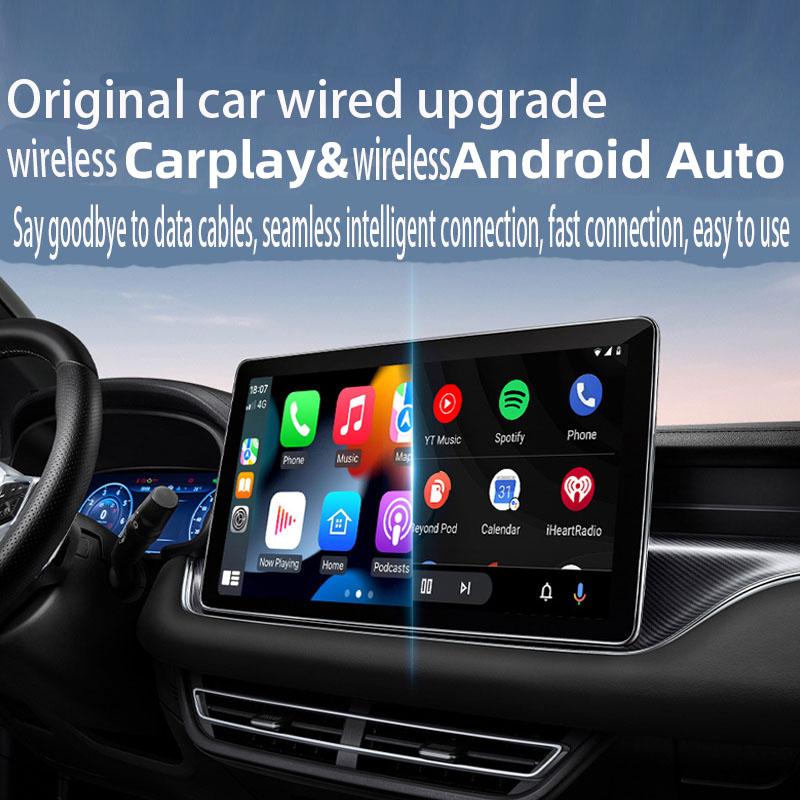 2026 Wireless Carplay Adapter for Android & Other Models, Quick Connection, No Delay, Hands-Free Calling, Suitable for 2016+ Wired Vehicles, Wireless Carplay Dongle