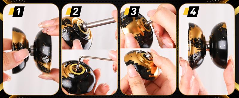 MAGICYOYO Dual Purpose Yoyo- Responsive Yoyo N11 & Unresponsive Yoyo Alloy YoYo with Yoyo Glove + Bag + Unresponsive Bearing Kit + 12 Yoyo Strings MAGICYOYO Dual Purpose Yoyo- Responsive Yoyo N11 & Unresponsive Yoyo Alloy YoYo with Yoyo Glove + Bag + Unresponsive Bearing Kit + 12 Yoyo Strings