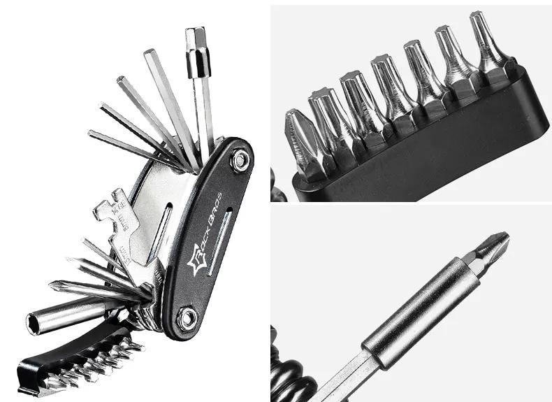 ROCKBROS Bike Repair Tool Durable Aluminum Alloy Bike Tool Kit