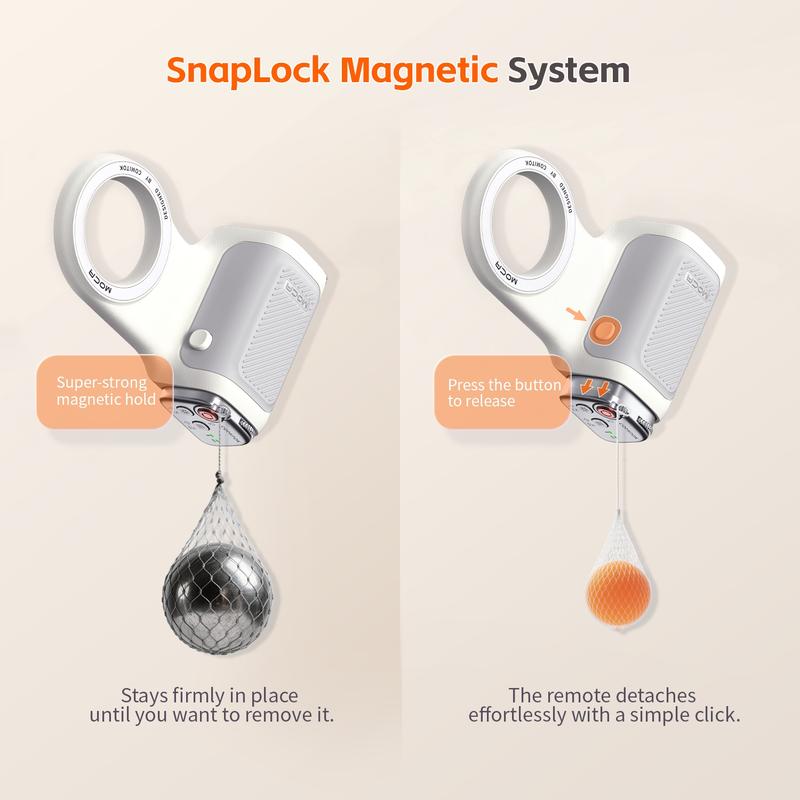 Comitok-Moca Phone Grip Handle for iOS 26+, Control Camera Switching & Focus, Compatible with Magnetic Phones, Portable & Easy Storage, Selfie Accessories