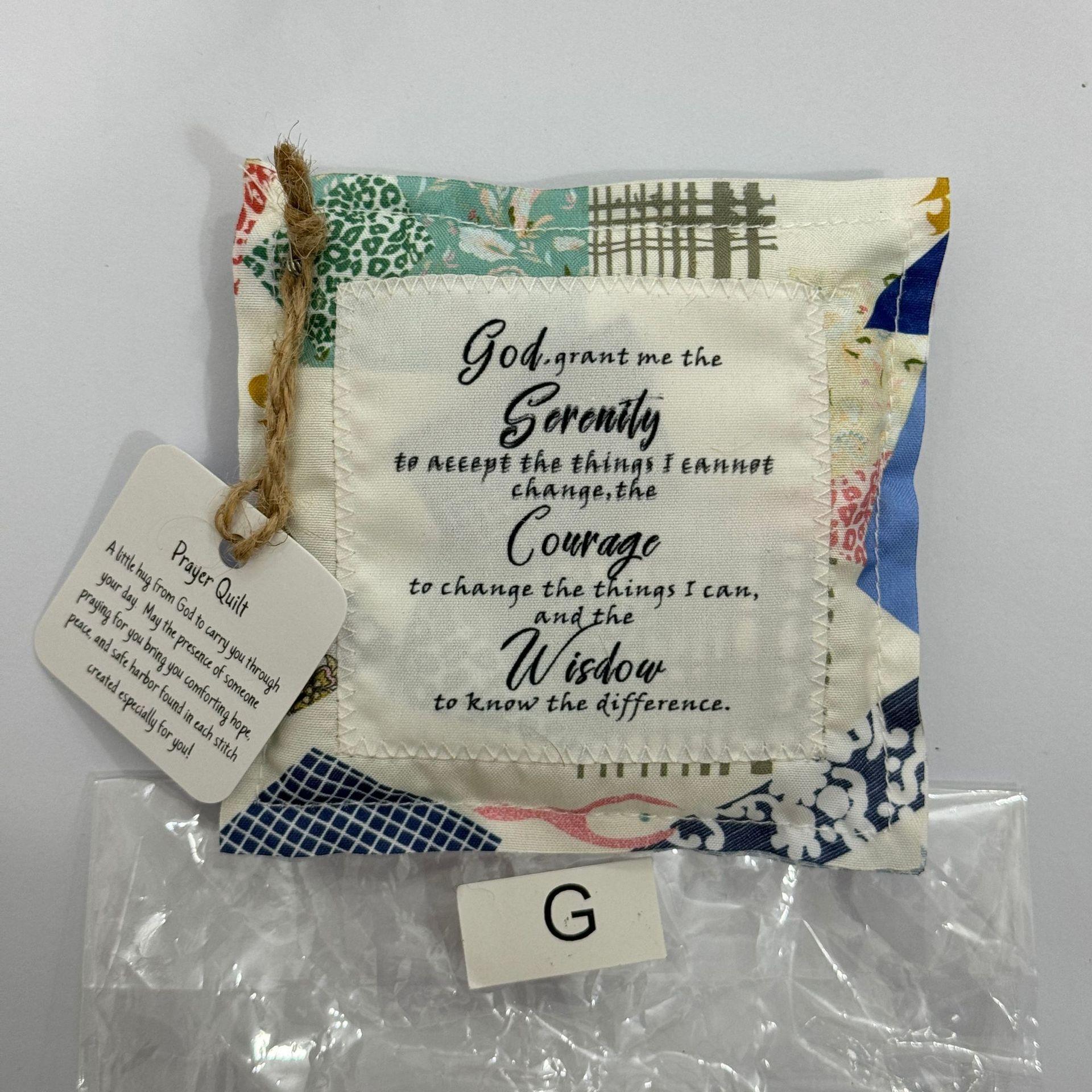 Vintage Prayer Blanket Square with Cross Inside, Mini Handmade Quilt, Colorful Stitched Blessing Poem Throw, Home Decor Gift Idea # GLOBAL PICKS Vintage Prayer Blanket Square with Cross Inside, Mini Handmade Quilt, Colorful Stitched Blessing Poem Throw, Home Decor Gift Idea # GLOBAL PICKS