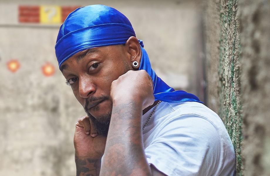 Men's Solid Satin Bandana - Stylish Long-Tail Headwear, Fashion Accessory for Cycling & Urban Style, Free Size, Chic Daily Fabric Accessory, One Size