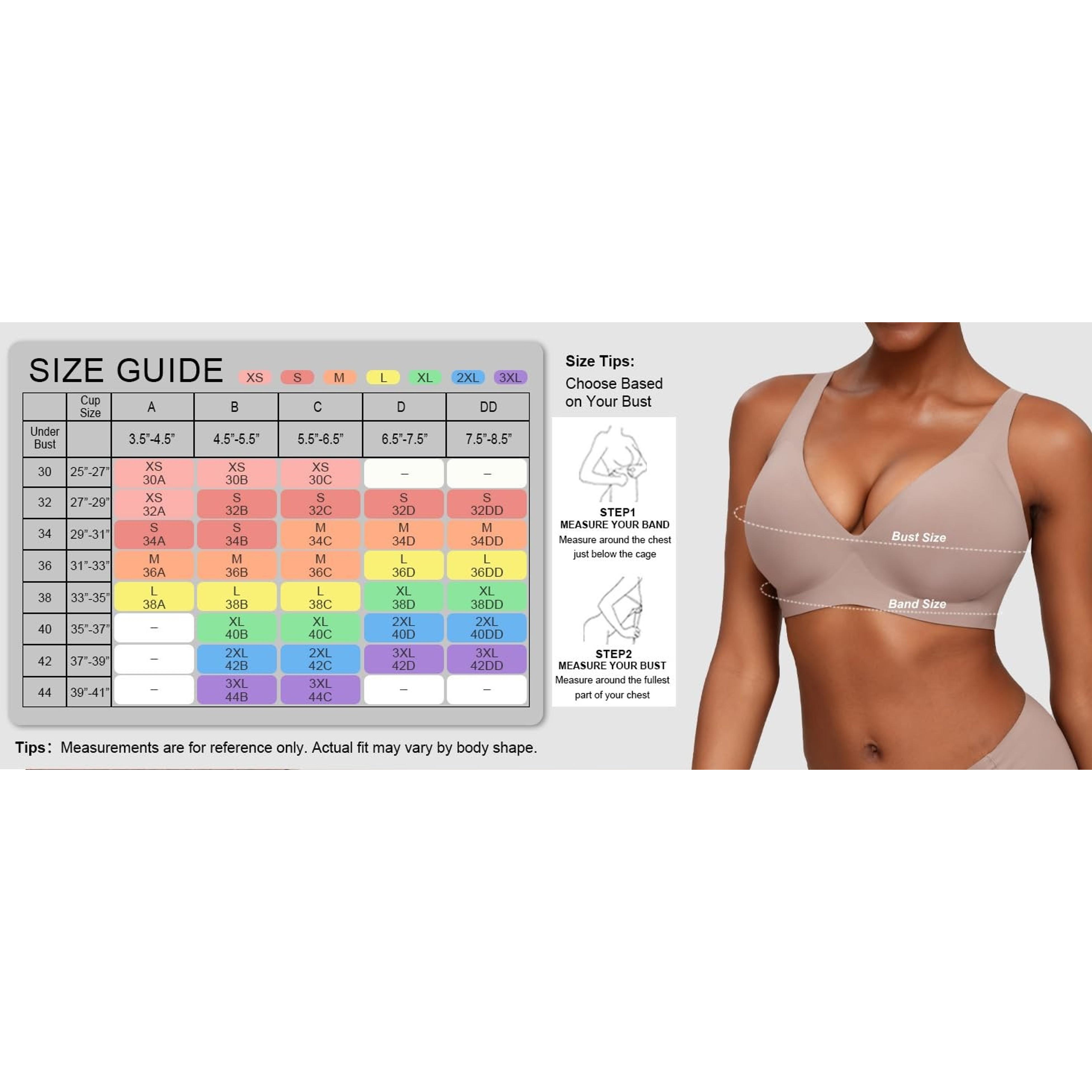 Womens Jelly Plunge Wireless Bralette T-Shirt Comfortable Bra