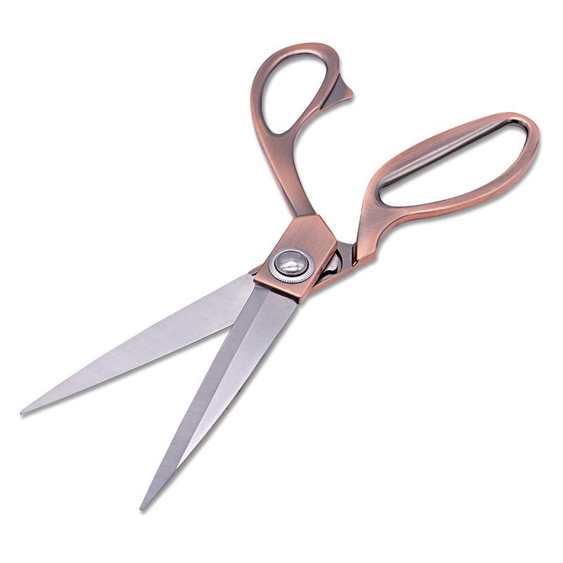 【Free shipping】1pc Rose Gold Color Scissors, Stainless Steel Rose Gold Scissors For Office, Sewing 9.4inch, Easter DIY Crafting Handwork