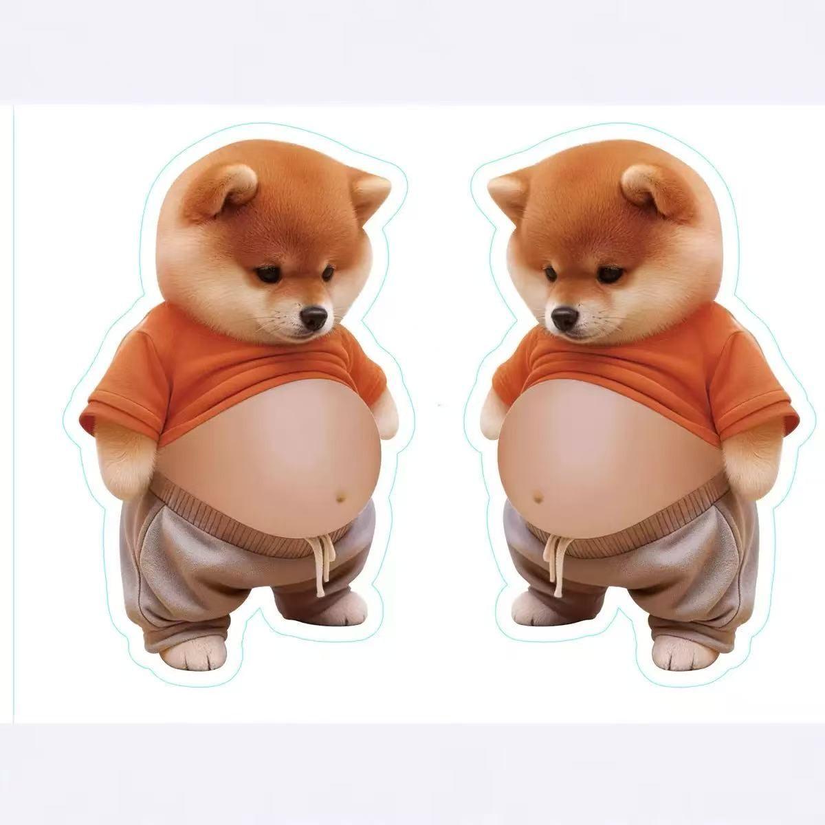 Dog Stickers Set, Cute Dog Design Decorative Accessories for Phone Cases & Water Bottles, Perfect Gift for Pet Lovers