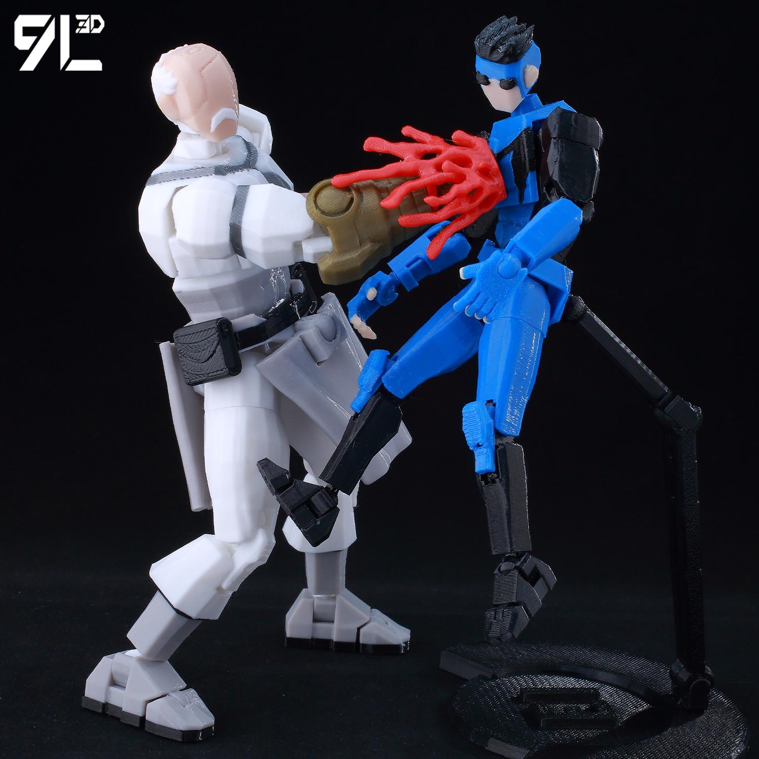 9L 3D Invincible Boy Lucky13 Dummy13 Conquer Invincible Mark Titan13 T13  Anime Action Figure Model Collectible Children's Gifts