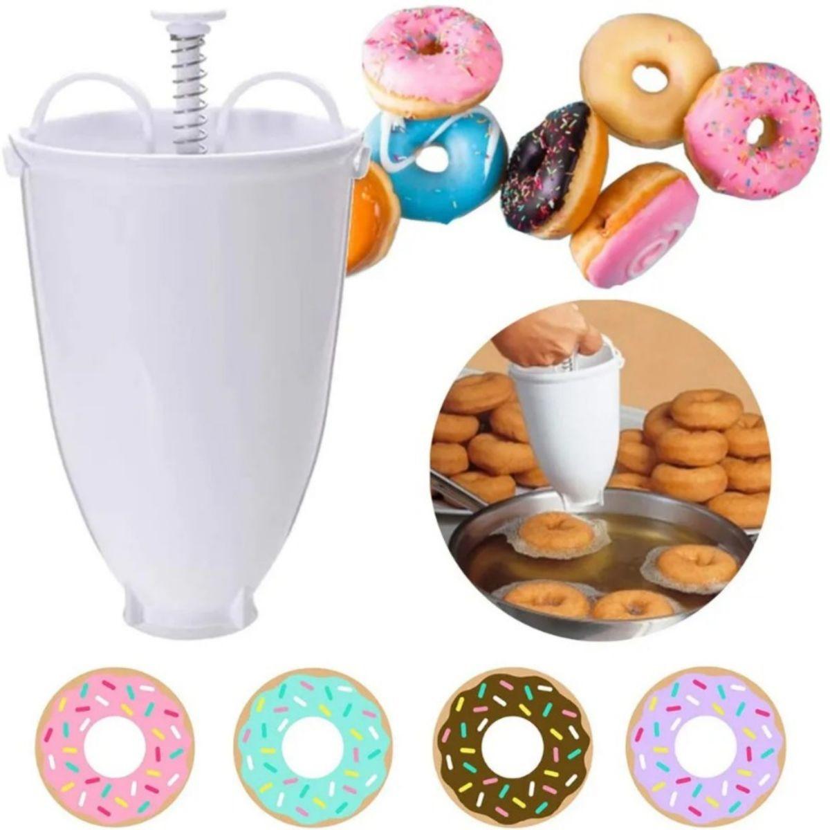 DIY Doughnut Making Kit, Easy-To-Use Donut Maker Tools, Perfect for Home Bakers & Cooking Enthusiasts, Essential Baking Accessories