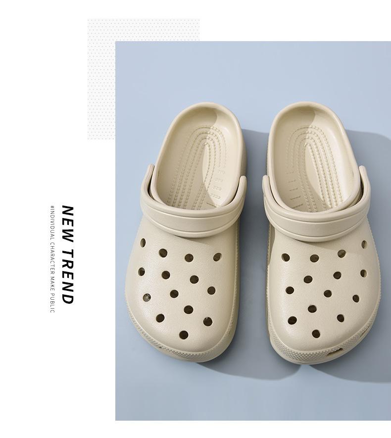 Unisex Comfortable Eva Slip-On Shoes, Lightweight Breathable Casual Footwear, Stylish Hole Shoes for Everyday Wear, Breathable Lightweight Clogs