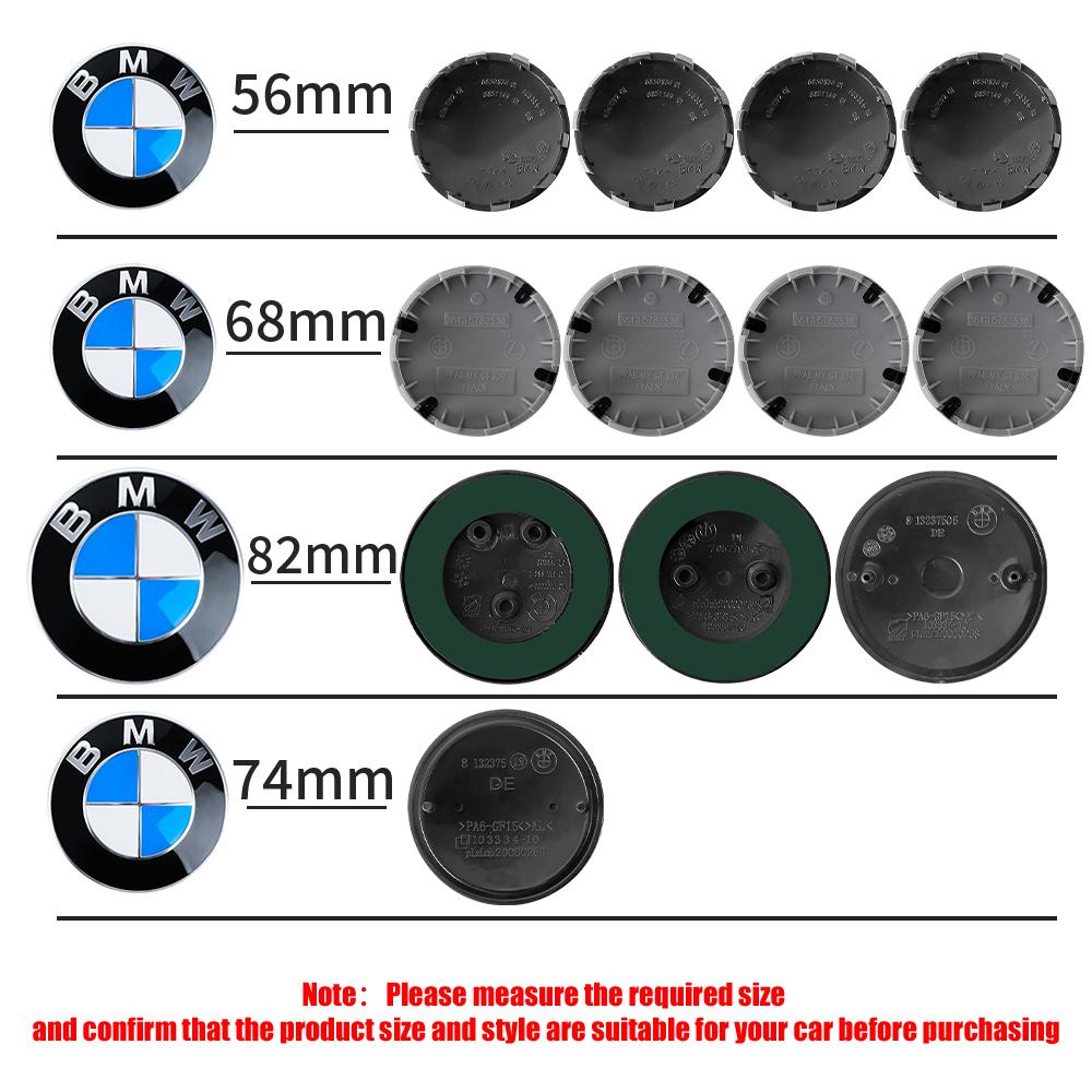 4Pcs 56/68MM Car Wheel Center Hub Caps Badge Wheel Cover Sticker For BMW E90 E91 E46 E39 E60 E53 F10 F07 F12 F13 G30 X3 X5 X2 X1 X7 M M2 M4