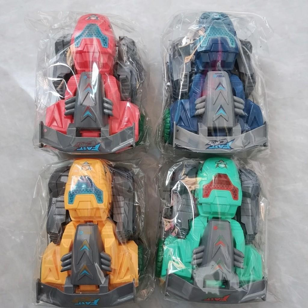 Toy Collision Dinosaur Transforming Car, Inertia Toy Car, Multiple Fun Play Modes, Parent-Child Interactive Game Toy, Suitable for Boys Aged 3+