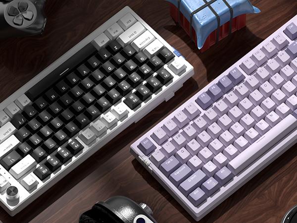 MageGee SKY81 75% Mechanical Gaming Keyboard, Gasket Hot Swappable Wired Custom Creamy Keyboard with 5-Layer Sound Dampening, Knob Control, RGB Backlit, NKRO for Win/Mac