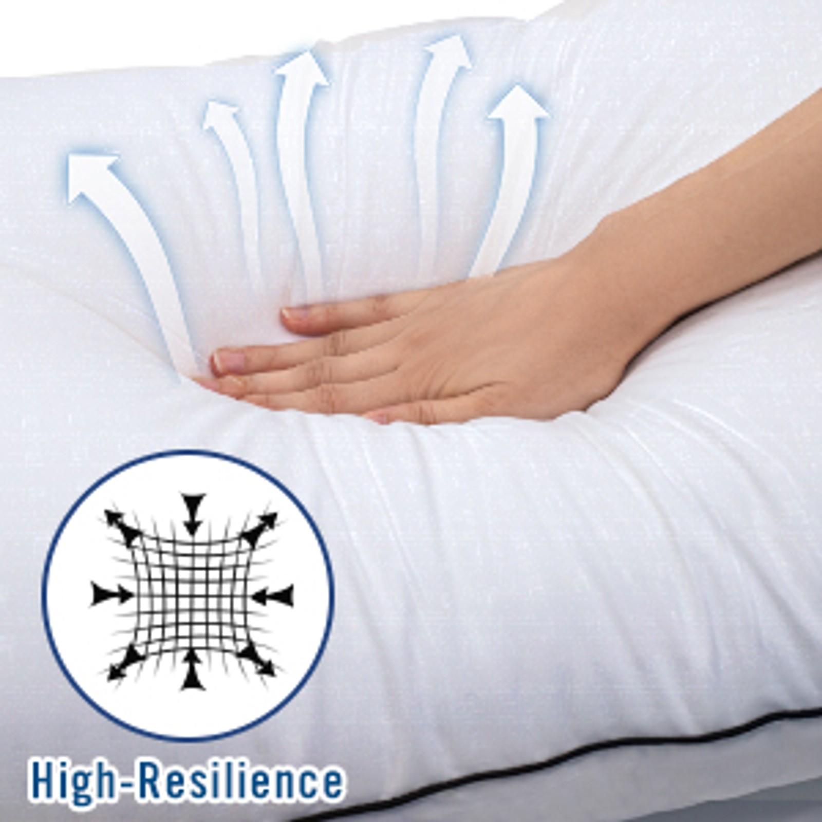 Standard Size Bed Pillows for Sleeping 4 Pack,Luxury Hotel Pillows,Comfortable and Supportive,Machine Washable,Suitable for Stomach,Back and Side Sleepers.