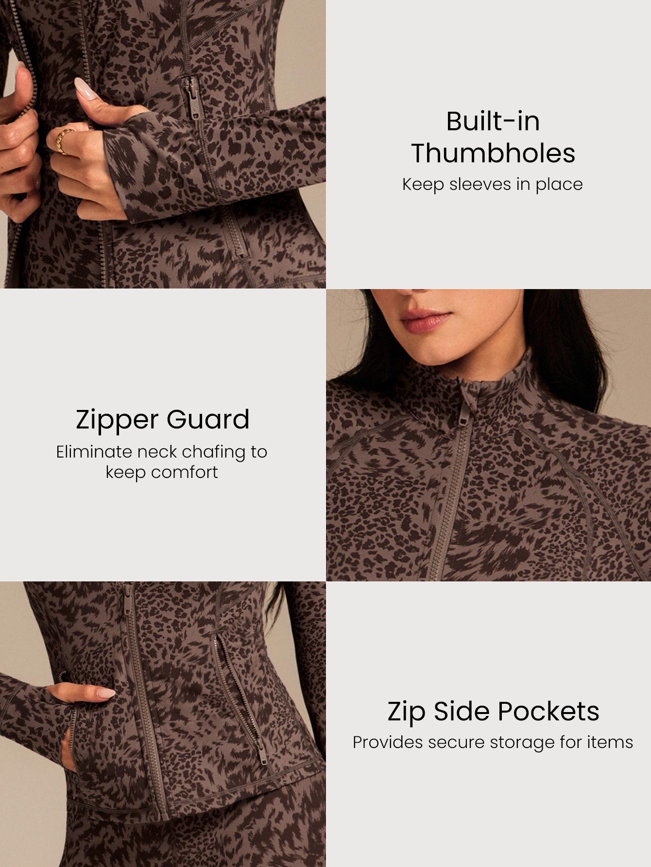 GLOWMODE Brown Leopard Collection Buy Separately with Jacket/ Tank Top/ Leggings/ Accessories