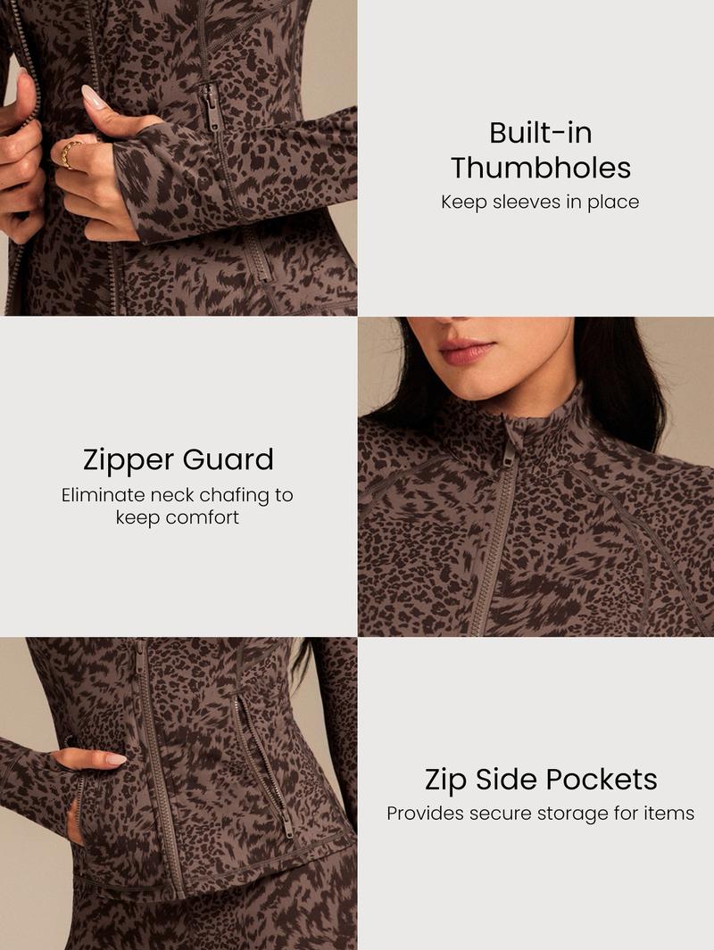 GLOWMODE Brown Leopard Collection Buy Separately with Jacket/ Tank Top/ Leggings/ Accessories