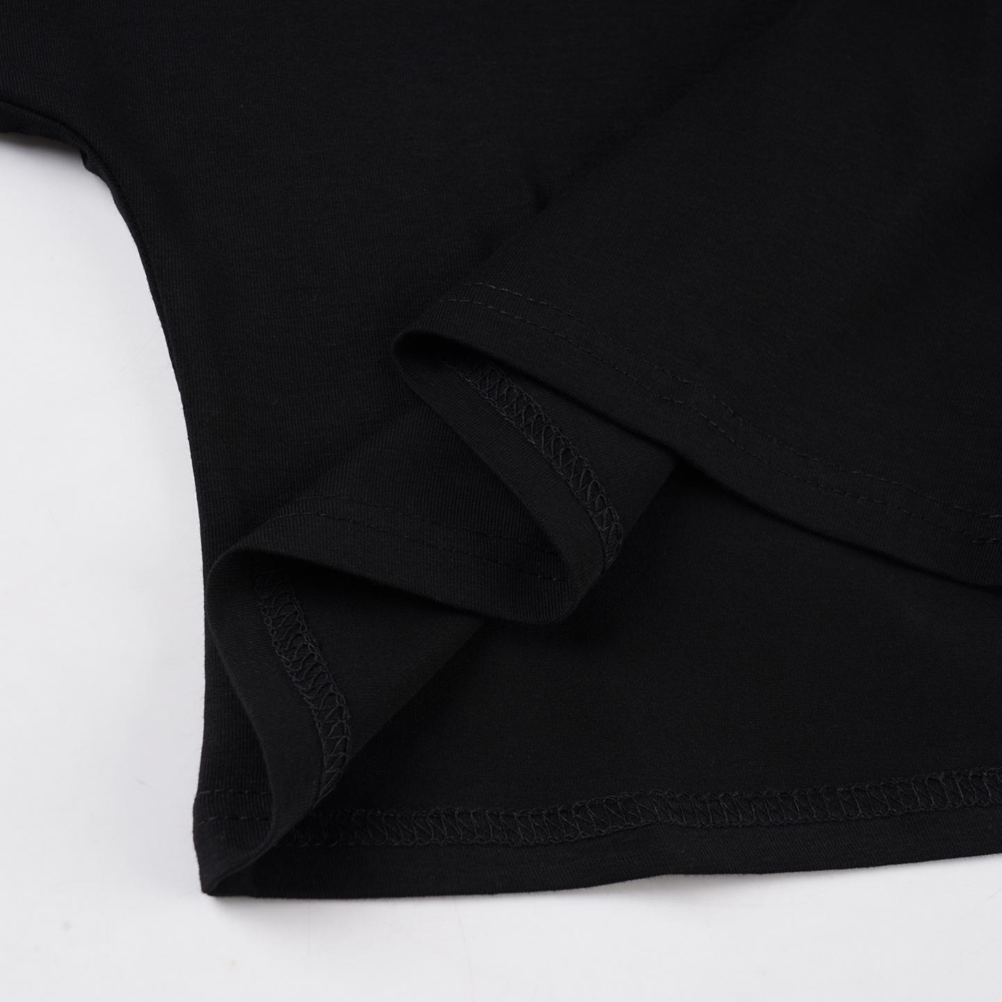 Women's Solid Color Basic Crop Tee, Casual Half Sleeve Round Neck T-shirt for Summer, Ladies Clothes for Daily Wear, Womenswear