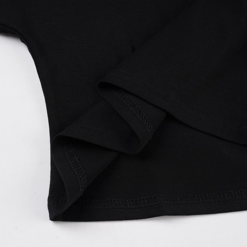 Women's Solid Color Crop Tee, Casual Half Sleeve Round Neck T-shirt for Summer, Ladies Clothes for Daily Wear