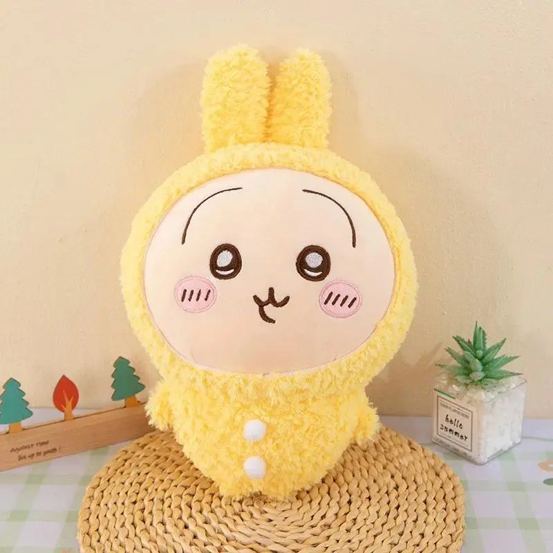 50cm New Cute Doll chiikawa Pajamas Series Hachiware Usagi Plush Toy Oversized Doll Room Decoration Holiday Gift Girl