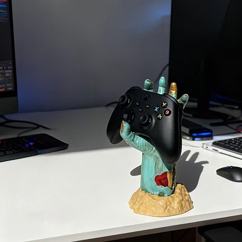 1pcs Multifunctional Game Controller Stand, Desktop Organizer for Switch Ps5 Xbox Controllers, Non-Slip Stable Holder, Home Office Decor， Novelty Gift, Perfect for Any Occasion