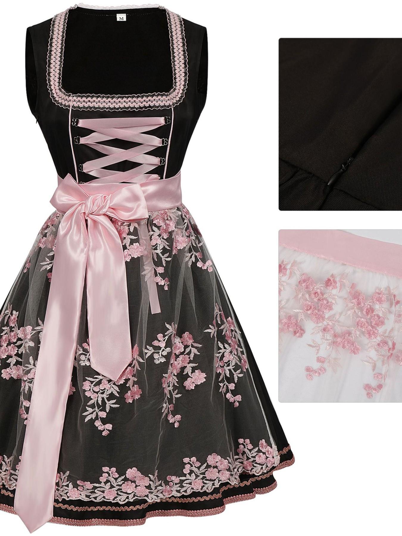 Adult Women's Beer Festival, Bavarian Style Halter Pants Set, Halloween Costume Dress, Loose-Fit Colorblock Outerwear