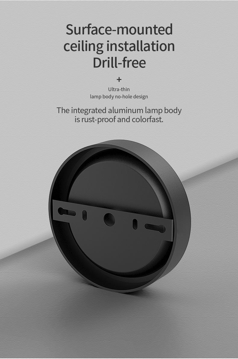 LED Small Ceiling Light, Ultra-Thin Surface Mount Cylinder Lamp, Round Pendant Light, Hallway Light, Entryway Corridor Ceiling Spotlight