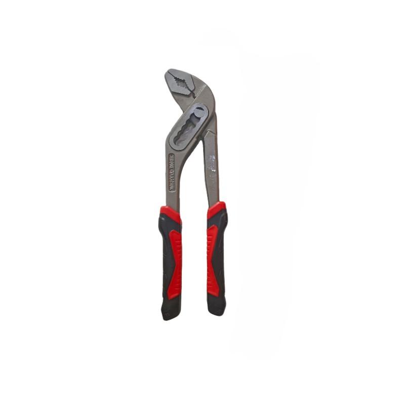 Adjustable Large Opening Carbon Steel Water Pump Pliers, Non-Slip Handle, Multi-Functional Pipe Clamp, Quick Release Lever, Home Use