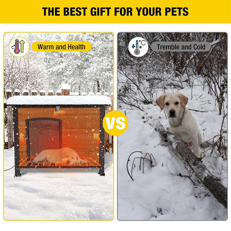 Aivituvin-AIR73/74-IN-HP Heated Outdoor Dog House| Adjustable Temperature & Timer|Dog Cage-Medium Aivituvin-AIR73/74-IN-HP Heated Outdoor Dog House| Adjustable Temperature & Timer|Dog Cage-Medium